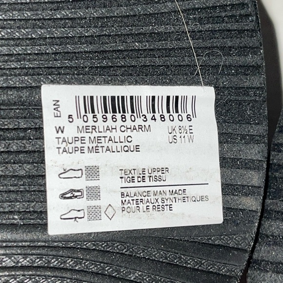 Clark's Collection Women's Shoes Size 11 Metallic Textile Upper Slip On - Picture 11 of 11